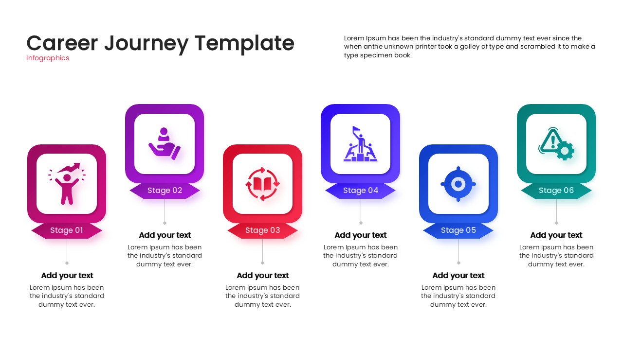 Career Journey Infographic Template
