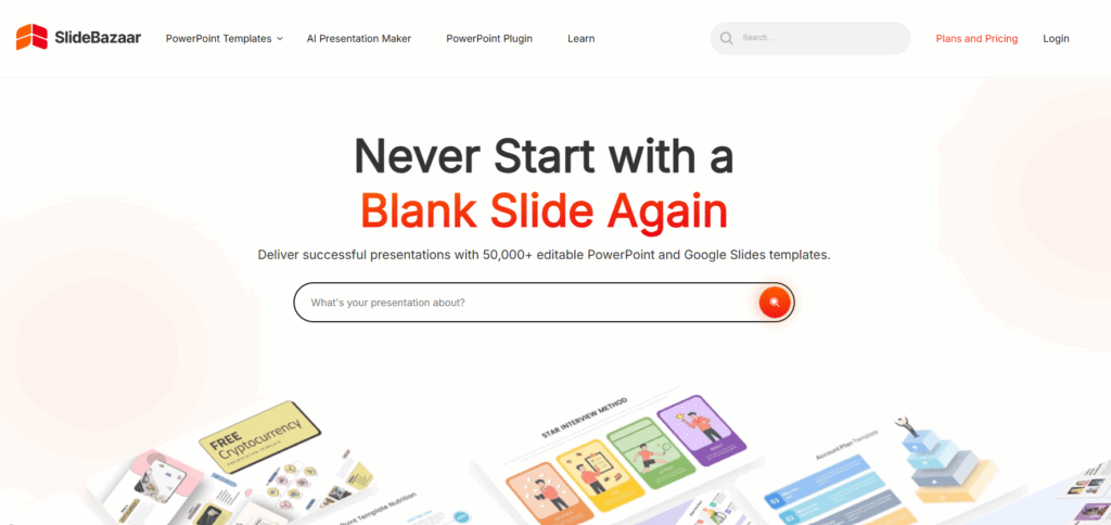 slidebazaar website