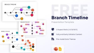 Comprehensive collection overview of the branch timeline PowerPoint template bundle.
